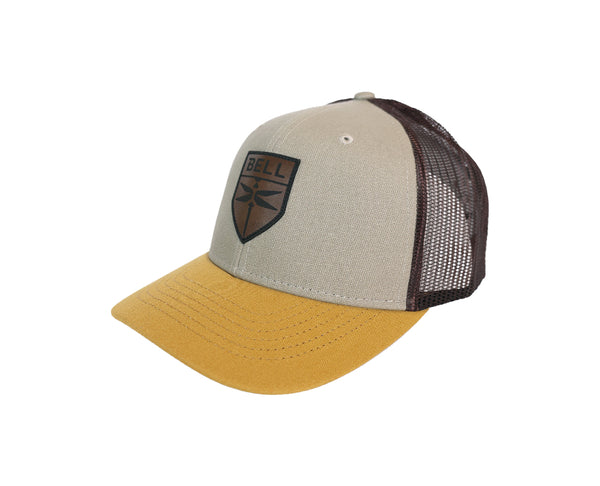 Tricolor Wheat Visor Trucker