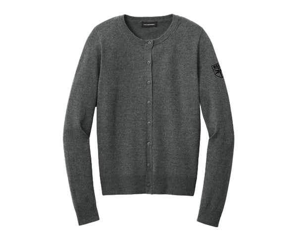 Ladies Crewneck Cardigan