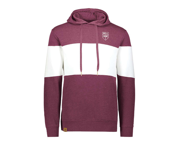 Unisex Fleece Colorblocked Hooded Sweatshirt
