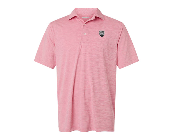 Men's Bohemian Striped Heather Polo