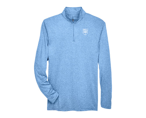 Men's Heathered Quarter Zip