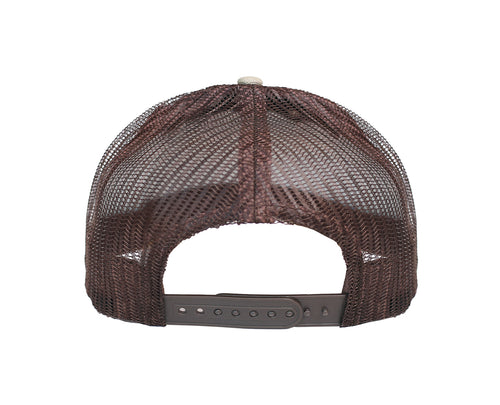 Tricolor Wheat Visor Trucker