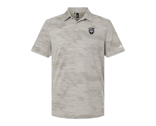 Men's Adidas Textured Striped Polo