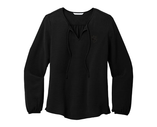 Ladies Textured Crepe Blouse