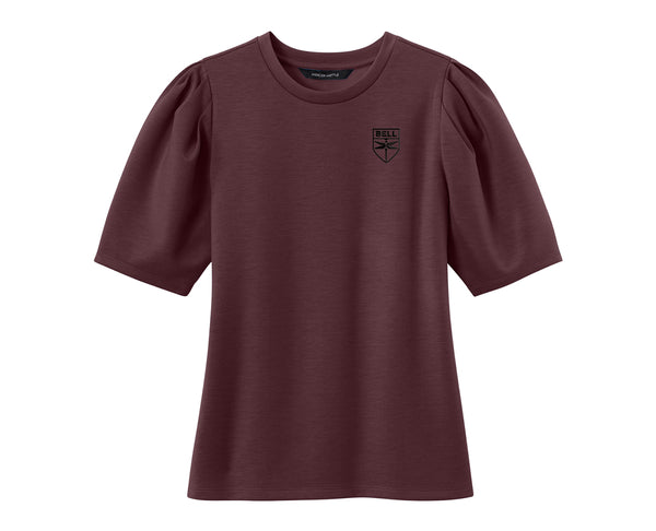 Ladies Short Sleeve Lite Spacer Top