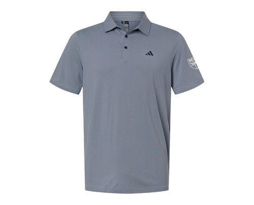 Mens Adidas Performance Textured Polo