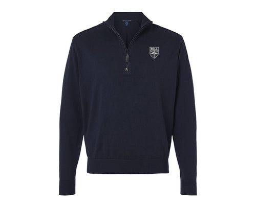 Mens New Classics Quarter Zip Sweater