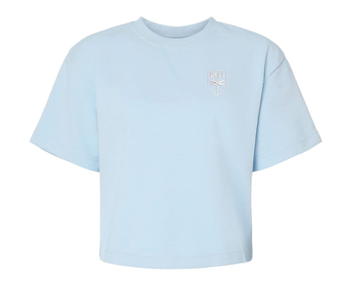 Ladies French Terry Mid Length Boxy Tee