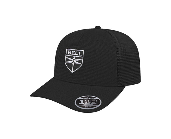Flexfit 110 Ribbed Tri-blend Trucker Hat - Black