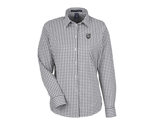 Ladies CrownLux Gingham Shirt