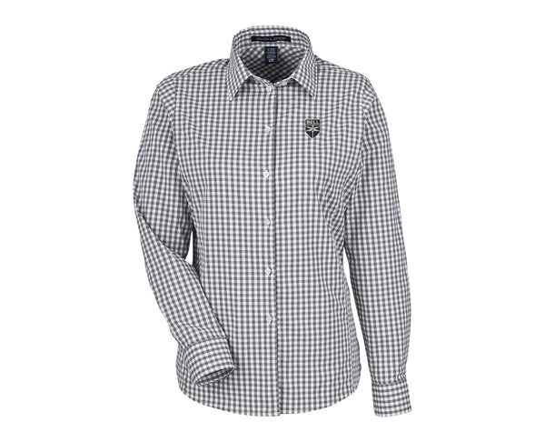 Ladies CrownLux Gingham Shirt