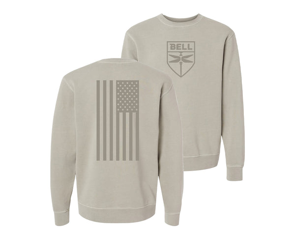 Unisex Midweight Pigment-Dyed Sweatshirt - Flag