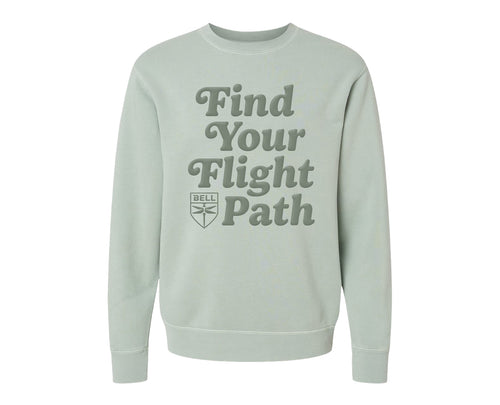 Unisex Midweight Pigment-Dyed Sweatshirt - Find Your Path