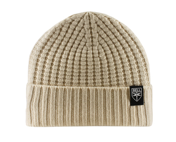 Waffle Knit Beanie with woven label