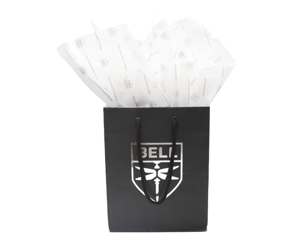 8" x 4" x 10" Custom Gift Bag with tissue